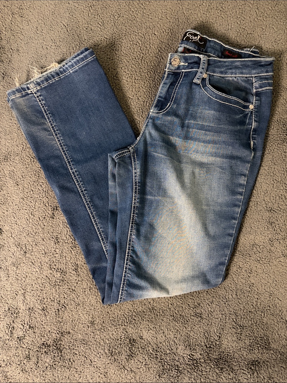 Y2K, Earl Jeans Women's Boot Cut Denim - Medium Blue Faded